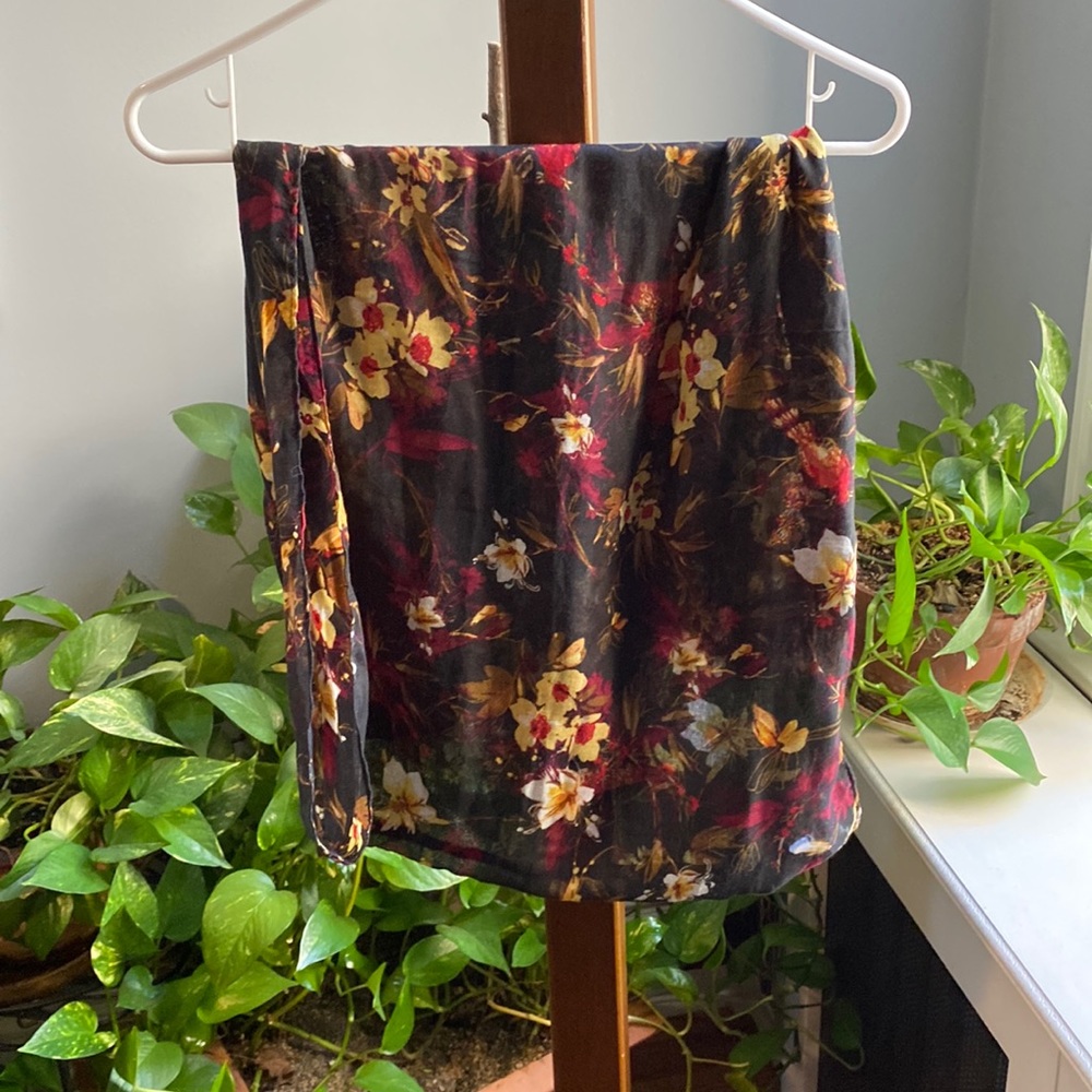 J. Jill, floral infinity scarf in EUC